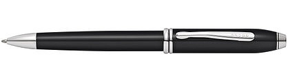 Ручка шариковая<br/>Townsend® Black Lacquer / Rhodium Plated<br/>AT0042TW-4 Ручка шариковая<br/>Townsend® Black Lacquer / Rhodium Plated<br/>AT0042TW-4