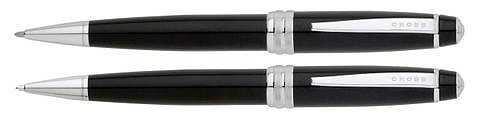 Набор: шариковая ручка и механический карандаш<br/>Bailey Black Lacquer<br/>AT0451-7 Набор: шариковая ручка и механический карандаш<br/>Bailey Black Lacquer<br/>AT0451-7