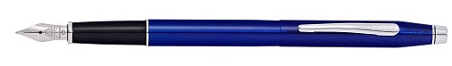 Ручка перьевая<br/>Classic Century® Translucent Blue Lacquer/Chrome<br/>AT0086-112FS Ручка перьевая<br/>Classic Century® Translucent Blue Lacquer/Chrome<br/>AT0086-112FS