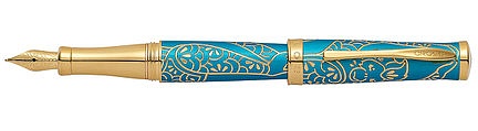 Ручка перьевая<br/>Zodiac - Year of the Monkey Brushed Teal Lacquer<br/>AT0316-22MD Ручка перьевая<br/>Zodiac - Year of the Monkey Brushed Teal Lacquer<br/>AT0316-22MD