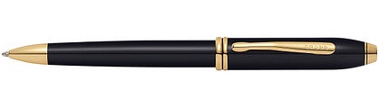 Ручка шариковая<br/>Townsend® Black Lacquer / 23R Gold Plated<br/>572TW Ручка шариковая<br/>Townsend® Black Lacquer / 23R Gold Plated<br/>572TW