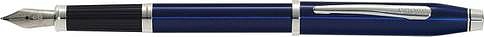 Ручка перьевая<br/>Century® II Blue Lacquer / Rhodium Plated<br/>AT0086-103MS Ручка перьевая<br/>Century® II Blue Lacquer / Rhodium Plated<br/>AT0086-103MS