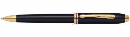 Ручка шариковая<br/>Townsend® Black Lacquer / 23K Gold Plated<br/>572TW Ручка шариковая<br/>Townsend® Black Lacquer / 23K Gold Plated<br/>572TW