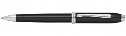 Ручка шариковая<br/>Townsend® Black Lacquer / Rhodium Plated<br/>AT0042TW-4 Ручка шариковая<br/>Townsend® Black Lacquer / Rhodium Plated<br/>AT0042TW-4