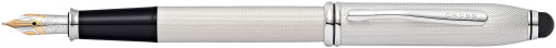Ручка перьевая со стилусом<br/>Townsend® Stylus Brushed Platinum Plate<br/>AT0046-43FD Ручка перьевая со стилусом<br/>Townsend® Stylus Brushed Platinum Plate<br/>AT0046-43FD
