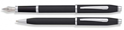 Набор: шариковая ручка и перьевая ручка<br/>Century® II Black Soft Touch<br/>AT0087WG-98MS Набор: шариковая ручка и перьевая ручка<br/>Century® II Black Soft Touch<br/>AT0087WG-98MS