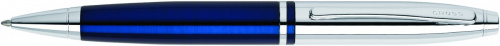 Ручка шариковая<br/>Calais™ Chrome / Blue Lacquer<br/>AT0112-3 Ручка шариковая<br/>Calais™ Chrome / Blue Lacquer<br/>AT0112-3