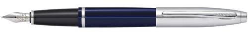 Ручка перьевая<br/>Calais™ Chrome / Blue Lacquer<br/>AT0116-3MS Ручка перьевая<br/>Calais™ Chrome / Blue Lacquer<br/>AT0116-3MS