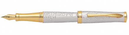 Ручка перьевая Year of the Monkey<br/>Chinese Zodiac Brushed Platinum Plated<br/>AT0316-21FD Ручка перьевая Year of the Monkey<br/>Chinese Zodiac Brushed Platinum Plated<br/>AT0316-21FD