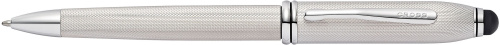 Ручка шариковая со стилусом<br/>Townsend® Stylus Brushed Platinum Plate<br/>AT0042-43