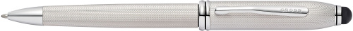 Ручка шариковая со стилусом<br/>Townsend® Stylus Brushed Platinum Plate<br/>AT0042-43 Ручка шариковая со стилусом<br/>Townsend® Stylus Brushed Platinum Plate<br/>AT0042-43