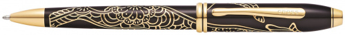 Ручка шариковая<br/>Chinese Zodiac Chinese Zodiac Polished Black Lacquer<br/>AT0042-54 Ручка шариковая<br/>Chinese Zodiac Chinese Zodiac Polished Black Lacquer<br/>AT0042-54