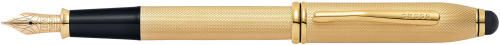 Ручка перьевая со стилусом<br/>Townsend® Stylus Brushed 23K Heavy Gold Plate<br/>AT0046-42MD Ручка перьевая со стилусом<br/>Townsend® Stylus Brushed 23K Heavy Gold Plate<br/>AT0046-42MD