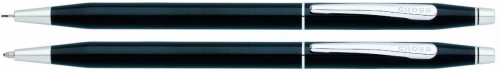 Набор: шариковая ручка и механический карандаш<br/>Classic Century® Black Lacquer<br/>AT0081-77 Набор: шариковая ручка и механический карандаш<br/>Classic Century® Black Lacquer<br/>AT0081-77
