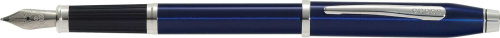 Ручка перьевая<br/>Century® II Blue Lacquer / Rhodium Plated<br/>AT0086-103MS