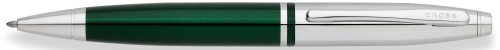 Ручка шариковая<br/>Calais Chrome / Green Lacquer<br/>AT0112-7 Ручка шариковая<br/>Calais Chrome / Green Lacquer<br/>AT0112-7