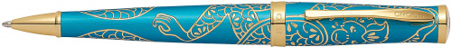 Ручка шариковая Year of the Monkey<br/>Chinese Zodiac Brushed Teal Lacquer<br/>AT0312-22 Ручка шариковая Year of the Monkey<br/>Chinese Zodiac Brushed Teal Lacquer<br/>AT0312-22