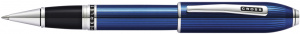 Ручка-роллер<br/>Peerless 125™ Translucent Quartz Blue Engraved Lacquer<br/>AT0705-14